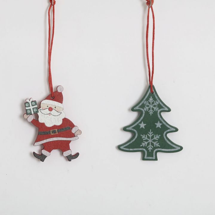 Christmas wooden hanging ornament