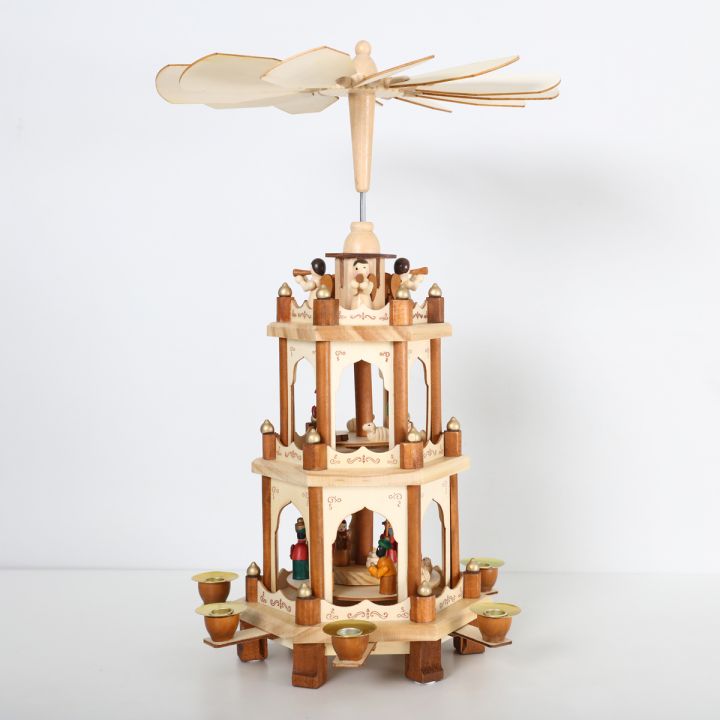 Christmas wooden pyramid